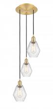 Innovations Lighting 113B-3P-SG-G654-6 - Cindyrella - 3 Light - 13 inch - Satin Gold - Cord Hung - Multi Pendant