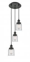 Innovations Lighting 113F-3P-BK-G52 - Cone - 3 Light - 12 inch - Matte Black - Cord hung - Multi Pendant