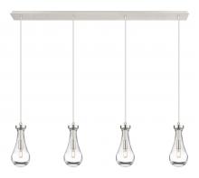 Innovations Lighting 124-451-1P-PN-G451-5CL - Owego - 4 Light - 49 inch - Polished Nickel - Linear Pendant