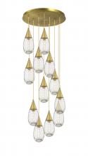 Innovations Lighting 126-450-1P-BB-G450-6CL - Malone - 12 Light - 25 inch - Brushed Brass - Multi Pendant