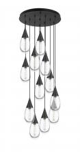 Innovations Lighting 126-450-1P-BK-G450-6CL - Malone - 12 Light - 25 inch - Matte Black - Multi Pendant