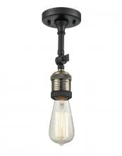  200NH-F-BAB - Bare Bulb 1 Light Semi-Flush Mount