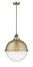  201CSW-BB-HFS-124-BB - Hampden - 1 Light - 13 inch - Brushed Brass - Cord hung - Pendant