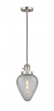  201CSW-SN-G165 - Geneseo - 1 Light - 7 inch - Brushed Satin Nickel - Cord hung - Mini Pendant