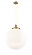  201S-BB-G201-18 - Beacon - 1 Light - 18 inch - Brushed Brass - Stem Hung - Pendant