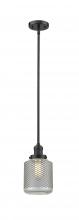  201S-OB-G262 - Stanton - 1 Light - 6 inch - Oil Rubbed Bronze - Stem Hung - Mini Pendant