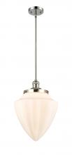  201S-PN-G661-12 - Bullet - 1 Light - 12 inch - Polished Nickel - Stem Hung - Mini Pendant