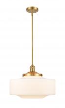  201S-SG-G691-16 - Bridgeton - 1 Light - 12 inch - Satin Gold - Stem Hung - Mini Pendant