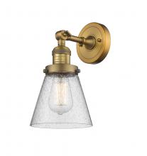  203-BB-G64 - Cone - 1 Light - 6 inch - Brushed Brass - Sconce