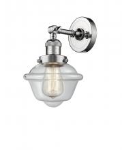  203-PC-G532-LED - Oxford - 1 Light - 8 inch - Polished Chrome - Sconce