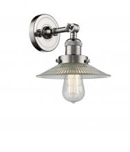  203-PN-G2 - Halophane - 1 Light - 9 inch - Polished Nickel - Sconce