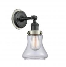  203BK-BPSN-HRSN-G192 - Bellmont - 1 Light - 7 inch - Matte Black - Sconce