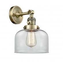  203SW-AB-G72 - Bell - 1 Light - 8 inch - Antique Brass - Sconce