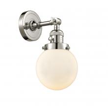  203SW-PN-G201-6-LED - Beacon - 1 Light - 6 inch - Polished Nickel - Sconce