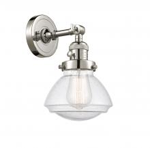  203SW-PN-G324 - Olean - 1 Light - 7 inch - Polished Nickel - Sconce