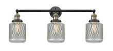  205-BAB-G262 - Stanton - 3 Light - 32 inch - Black Antique Brass - Bath Vanity Light