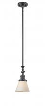 Innovations Lighting 206-OB-G61-LED - Cone - 1 Light - 6 inch - Oil Rubbed Bronze - Stem Hung - Mini Pendant