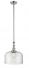 Innovations Lighting 206-PN-G72-L - Bell - 1 Light - 12 inch - Polished Nickel - Stem Hung - Mini Pendant