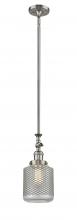  206-SN-G262 - Stanton - 1 Light - 6 inch - Brushed Satin Nickel - Stem Hung - Mini Pendant