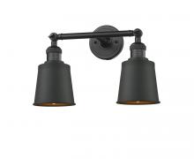  208-BK-M9-BK - Addison - 2 Light - 16 inch - Matte Black - Bath Vanity Light