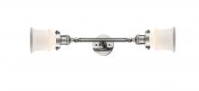  208L-PN-G181S - Canton - 2 Light - 6 inch - Polished Nickel - Bath Vanity Light