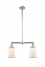  209-PN-G181 - Canton - 2 Light - 21 inch - Polished Nickel - Stem Hung - Island Light