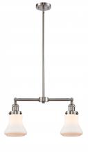  209-SN-G191 - Bellmont - 2 Light - 21 inch - Brushed Satin Nickel - Stem Hung - Island Light