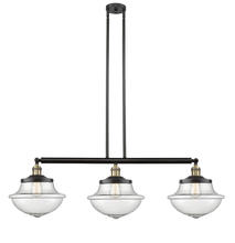 Innovations Lighting 213-BAB-G544 - Oxford - 3 Light - 42 inch - Black Antique Brass - Stem Hung - Island Light