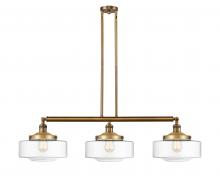  213-BB-G692-12 - Bridgeton - 3 Light - 44 inch - Brushed Brass - Stem Hung - Island Light