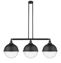  213-BK-HFS-124-BK - Hampden - 3 Light - 45 inch - Matte Black - Stem Hung - Island Light