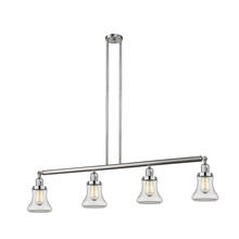  214-SN-G192-LED - Bellmont - 4 Light - 51 inch - Brushed Satin Nickel - Stem Hung - Island Light