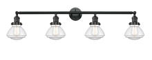Innovations Lighting 215-BK-G322 - Olean - 4 Light - 43 inch - Matte Black - Adjustable Bath Vanity Light