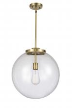  221-1S-AB-G204-16 - Beacon - 1 Light - 16 inch - Antique Brass - Cord hung - Pendant