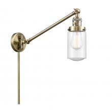  237-AB-G314 - Dover - 1 Light - 5 inch - Antique Brass - Swing Arm