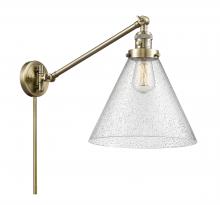  237-AB-G44-L - Cone - 1 Light - 12 inch - Antique Brass - Swing Arm