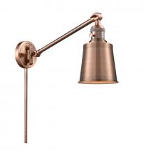  237-AC-M9-AC - Addison - 1 Light - 8 inch - Antique Copper - Swing Arm