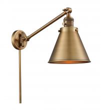  237-BB-M13-BB - Appalachian - 1 Light - 8 inch - Brushed Brass - Swing Arm