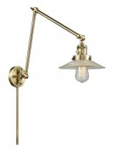  238-AB-G2 - Halophane - 1 Light - 9 inch - Antique Brass - Swing Arm