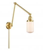 Innovations Lighting 238-SG-G311 - Dover - 1 Light - 5 inch - Satin Gold - Swing Arm