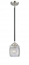  284-1S-BPN-G302 - Colton - 1 Light - 6 inch - Black Polished Nickel - Cord hung - Mini Pendant