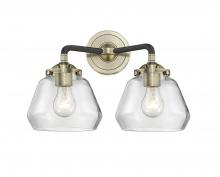 Innovations Lighting 284-2W-BAB-G172-LED - Fulton - 2 Light - 15 inch - Black Antique Brass - Bath Vanity Light