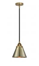  288-1S-BAB-M13-AB - Appalachian - 1 Light - 8 inch - Black Antique Brass - Cord hung - Mini Pendant