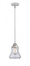  288-1S-PC-G192 - Bellmont - 1 Light - 6 inch - Polished Chrome - Cord hung - Mini Pendant