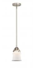  288-1S-SN-G181S - Canton - 1 Light - 5 inch - Brushed Satin Nickel - Cord hung - Mini Pendant