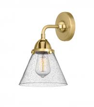  288-1W-SG-G44 - Cone - 1 Light - 8 inch - Satin Gold - Sconce