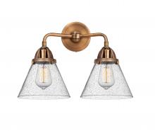  288-2W-AC-G44 - Cone - 2 Light - 16 inch - Antique Copper - Bath Vanity Light