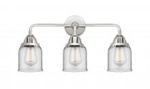  288-3W-PC-G52 - Bell - 3 Light - 23 inch - Polished Chrome - Bath Vanity Light