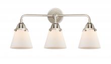  288-3W-PN-G61 - Cone - 3 Light - 24 inch - Polished Nickel - Bath Vanity Light