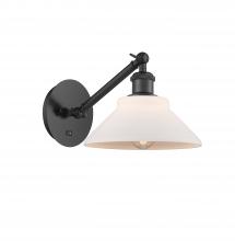  317-1W-BK-G131 - Orwell - 1 Light - 8 inch - Matte Black - Sconce