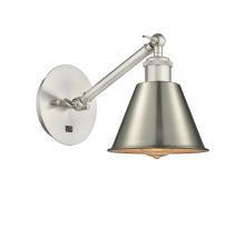 Innovations Lighting 317-1W-SN-M8 - Smithfield - 1 Light - 7 inch - Brushed Satin Nickel - Adjustable Sconce